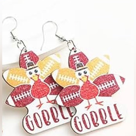 🇺🇸Thanksgiving Earrings 🍂🏈🦃 - Picture 2 of 3